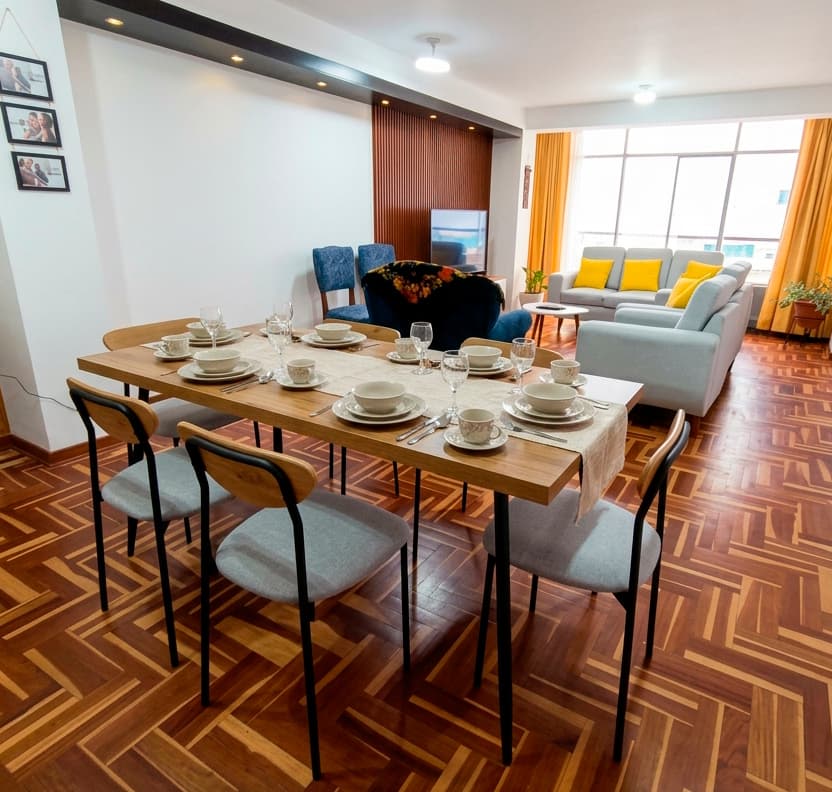 Comedor amoblado para 6 personas